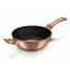 Pánev hluboká s mramorovým povrchem a poklicí 28 cm Rosegold Metallic Line