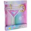Dekorace svítící nástěnná 30 × 38 cm coctail citron