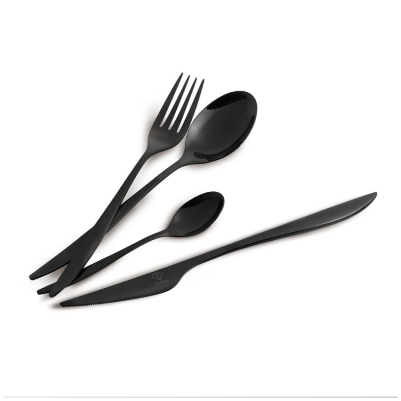 Sada příborů 24 ks nerez Matte Black