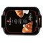 Bandeja de horno con superficie de titanio 40x28,5 cm Burgundy Metallic Line