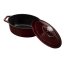 Pekáč litinový s poklicí 30 cm Burgundy Line