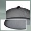 Capac pentru alimente Como metal negru 15 cm 35 cm diametru