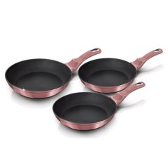 Sada pánví s titanovým povrchem 3 ks I-Rose Collection Sada pánví s titanovým povrchem 3 ks I-Rose Collection