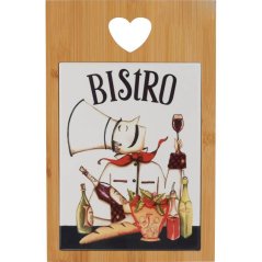 Sevírovacia doska s keramickou kachlou BISTRO