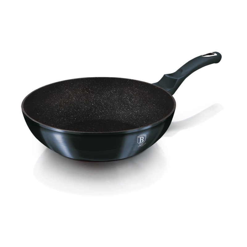 Wok s mramorovým povrchem 28 cm Metallic Line Aquamarine Edition