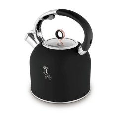 Ceainic cu capac de sticlă, 3 l, colecția Black Rose