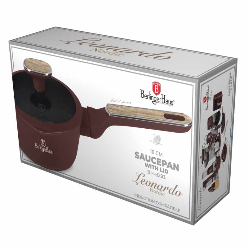 Rendlík s titanovým povrchem a poklicí 16 cm Leonardo Nordic Collection