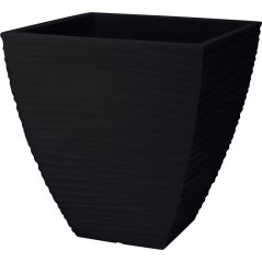 Ghiveci exterior cu nervuri 40 cm antracit