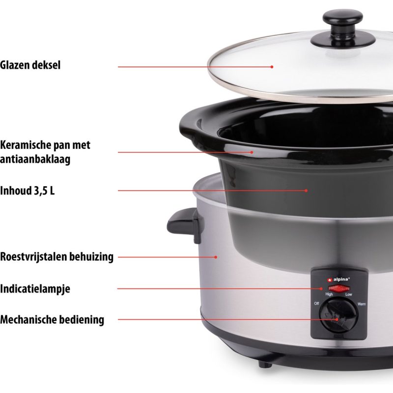 Pomalý hrnec Slow Cooker 3,5 l 240W