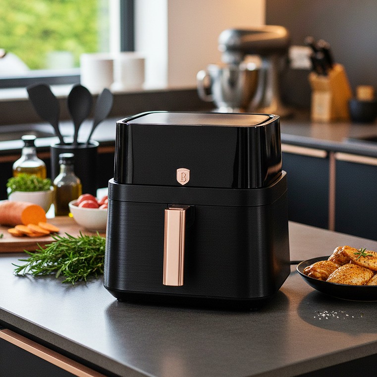 Friteuză cu aer cald 7,2 l Colecția Black Rose