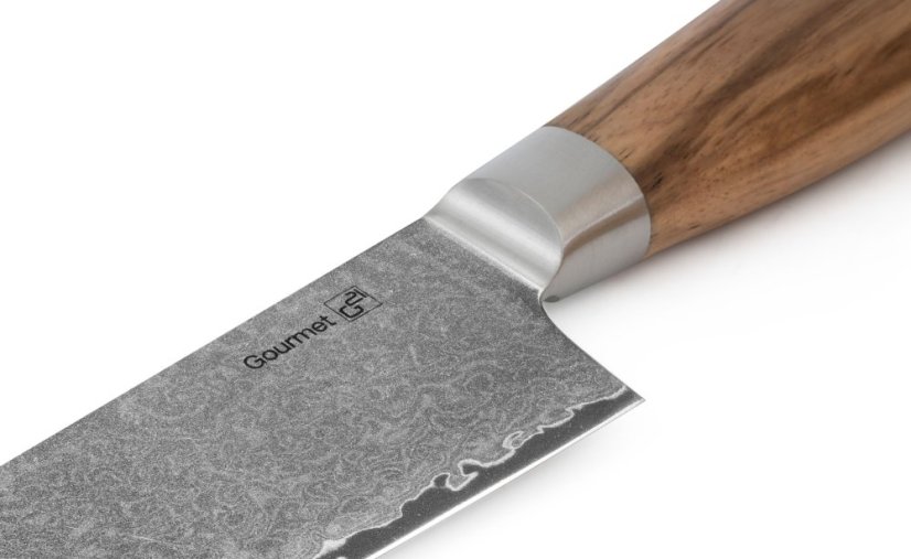 G21 Gourmet Damascus small box sada 3 ks nožov, rukoväť zo zebrového dreva