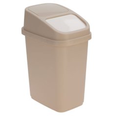Coș de gunoi de bucătărie, 17 l, bej