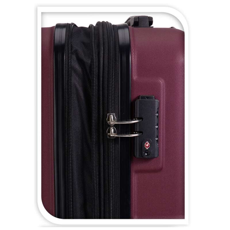 Súprava cestovných kufrov 2 ks červená