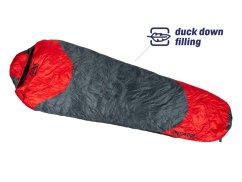 Saco de dormir Acra Wyrm 800 - 225 cm, plumas de pato