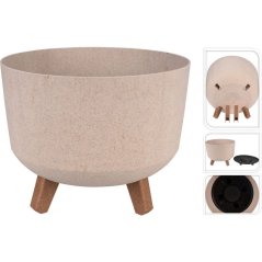 Ghiveci cu diametru 29 x 22 cm bej Ghiveci cu diametru 29 x 22 cm bej