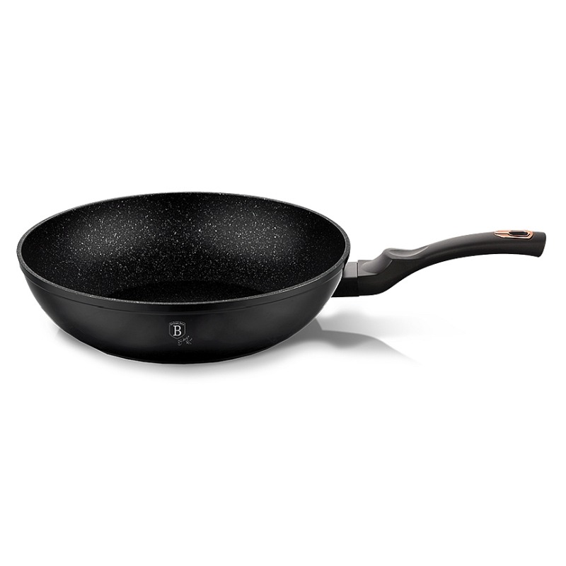 Pánev WOK s mramorovým povrchem 30 cm Black Rose Collection