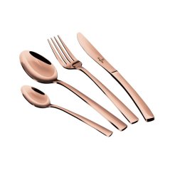 Sada příborů 24 ks Rosegold Metallic Line nerez mirror