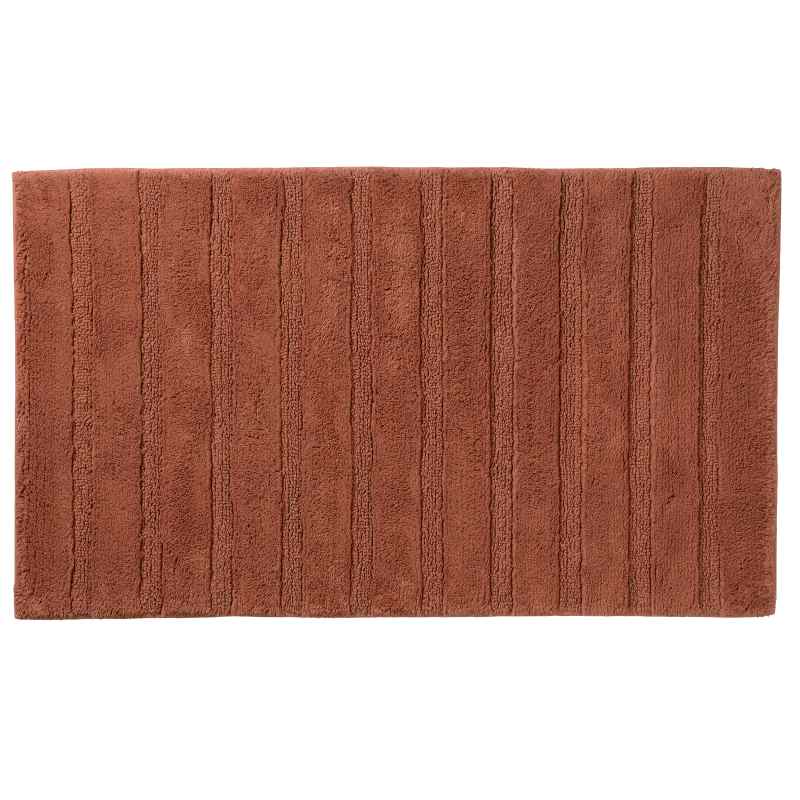 Alfombra de baño Megan 65x55 cm algodón terra