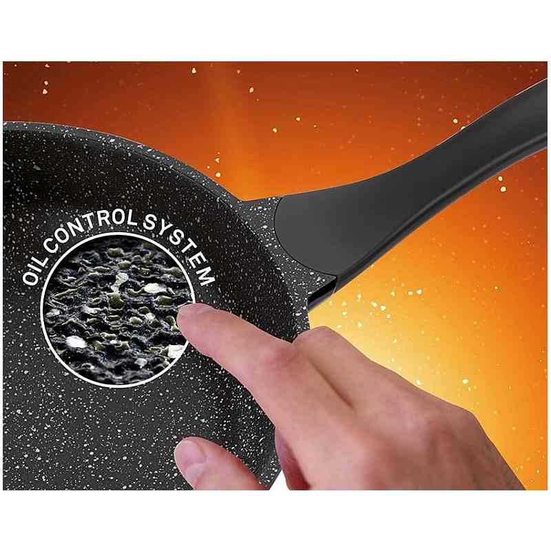 Kastrol s nepřilnavým povrchem a poklicí STELLA NOVA 20 cm