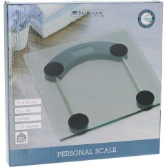 Cântar personal 150 kg sticlă