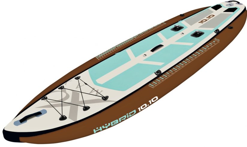 Paddleboard pádlovacia doska 330 cm s kompletným príslušenstvom hnedá