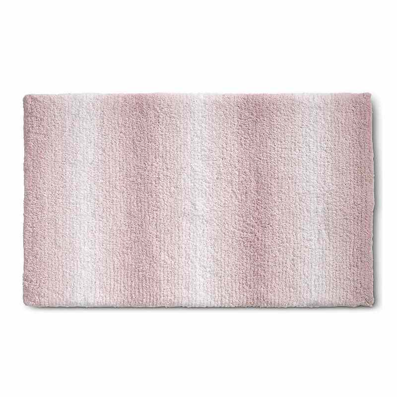 Koupelnová předložka Ombre 100x60 cm  polyester starorůžová