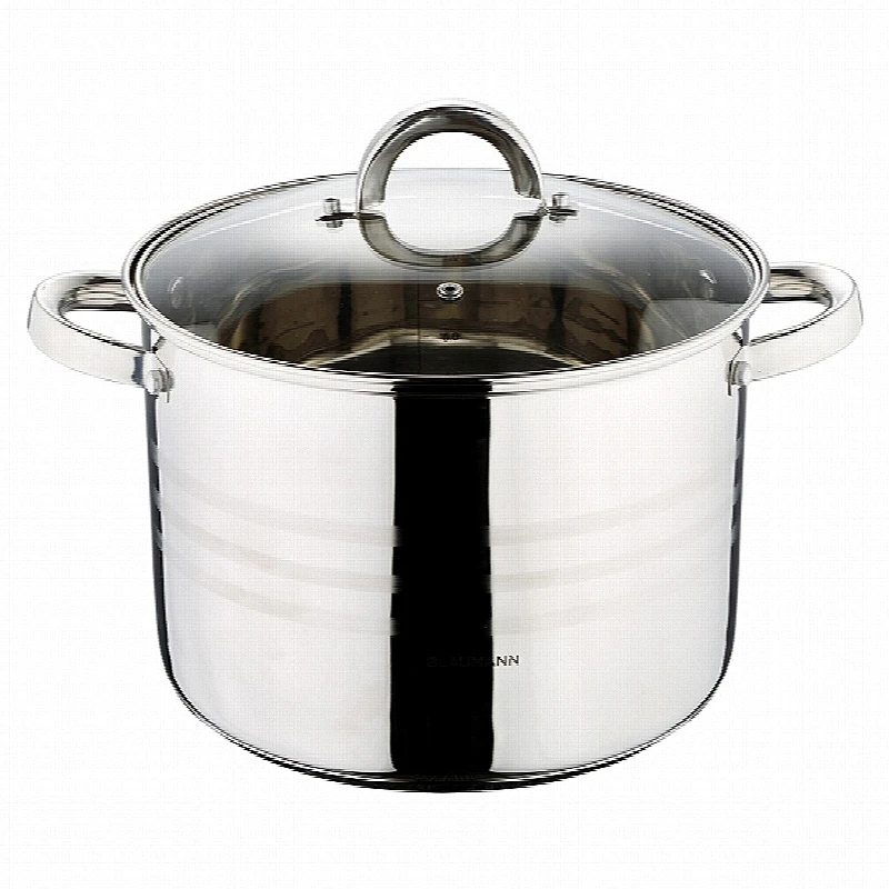 Olla de acero inoxidable con tapa 15,5 l Gourmet Line