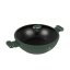Pánev wok s poklicí a titanovým povrchem 30 cm Matte Green Collection