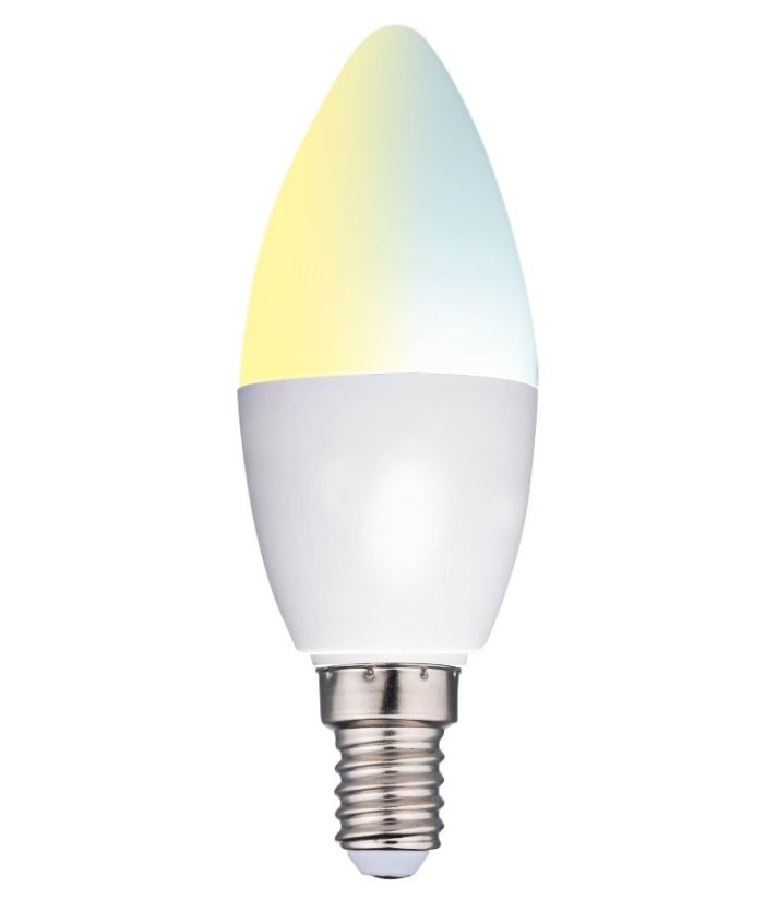 Múdra žiarovka LED WIFI biela stmievateľná E14