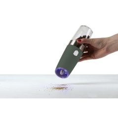 Râșniță de piper și sare gravitate set 2 buc Matte Green Collection