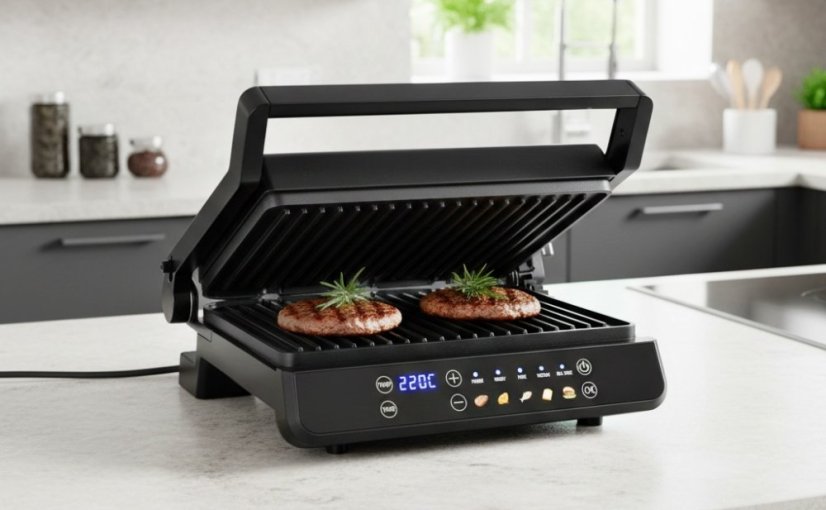 Elektrický kontaktní gril 2000 W Black Rose Collection