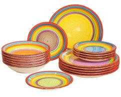 Set farfurii de sufragerie Ibiza 18 buc