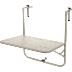 Masă de balcon 60 x 43 x 70 cm bej