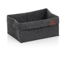 Koš Fay 26x19 cm filc tmavě šedá Koš Fay 26x19 cm filc tmavě šedá