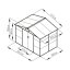 Casuta de gradina G21 GAH 529 - 277 x 191 cm, maro
