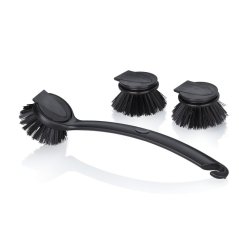 Sada kartáčů na nádobí Pit plast černá 26x6,5x9,5cm Sada kartáčů na nádobí Pit plast černá 26x6,5x9,5cm