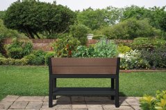 Květináč Keter Darwin Elevated Pro hnědý