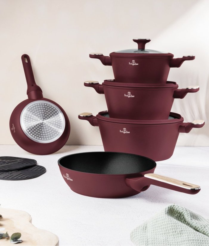 Sada nádobí s titanovým povrchem 15 ks Leonardo Nordic Collection