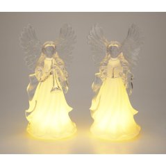 Vánoční dekorace anděl svíticí 30 cm Vánoční dekorace anděl svíticí 30 cm