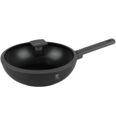 Panvica WOK s titánovým povrchom a pokrievkou 28 cm Antracit Collection