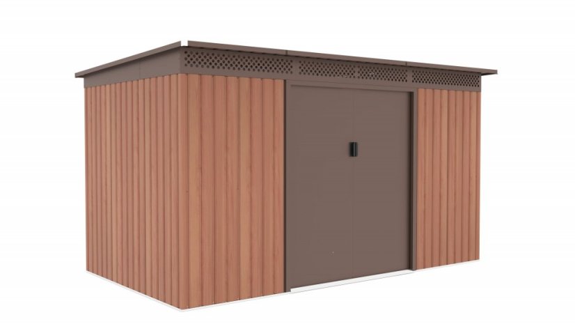Casuta de gradina G21 GRAH 700 - 340 x 206 cm, maro