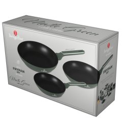 Set de tigăi cu acoperire din titan Matte Green Collection