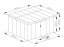 Casuta de gradina G21 GRAH 1132 - 340 x 333 cm, maro