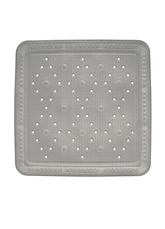Alfombra de ducha KRETA PVC gris 55x55cm