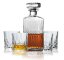 Sada lahve 750 ml a 4 ks sklenic na whisky 220 ml