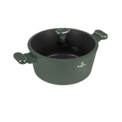 Kastrol s titanovým povrchem a poklicí 28 cm Matte Green Collection