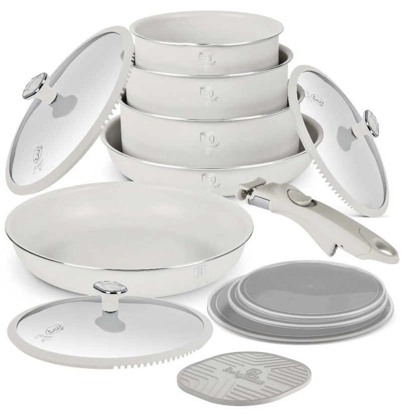 Sada nádobí s titanovým povrchem 13 ks Sahara Marble Collection