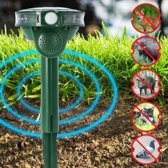 Respingător solar de animale cu ultrasunete