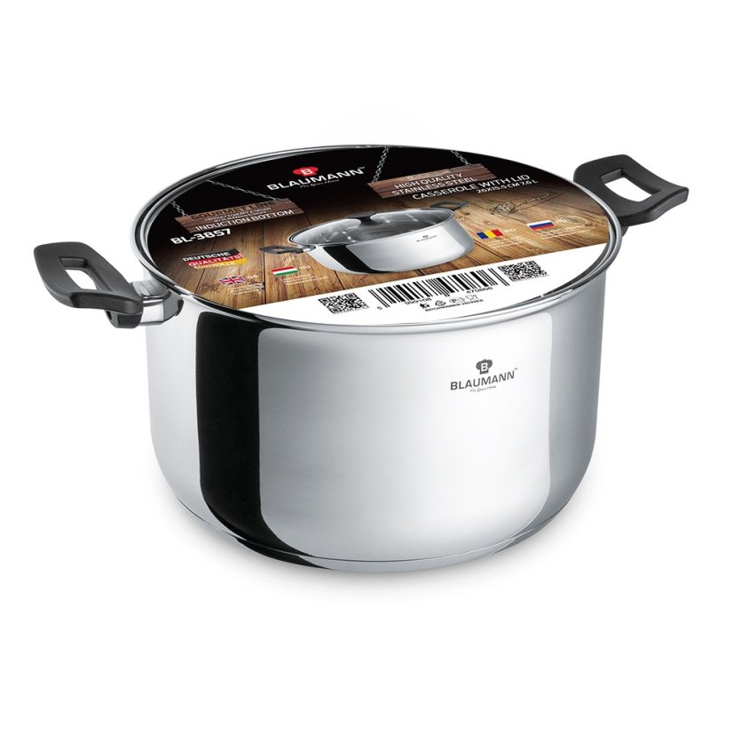 Kastrol nerezový s poklicí 26 cm Gourmet Line