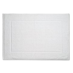 Koupelnová předložka LAVINIA 100% biobavlna bílá 50x70 cm